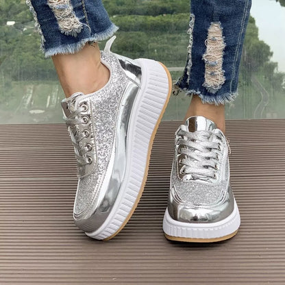 Lace Up Platform Sneakers