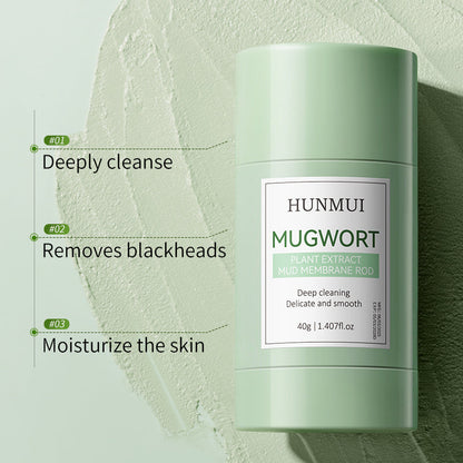 HUNMUI Mugwort Plant Extract Clay Mask Stick 40g