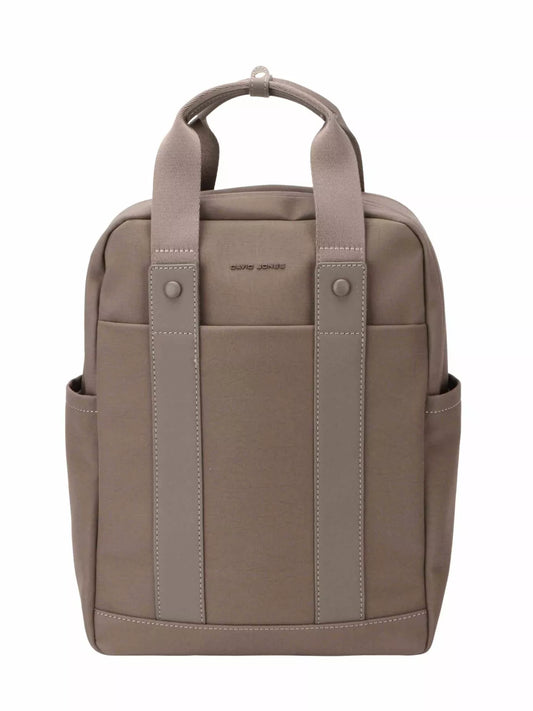 David Jones Canvas Backpack Bag with Dual Handle