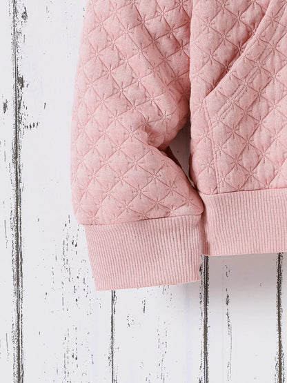 Children's Quilted Zip-Up Hooded Jacket