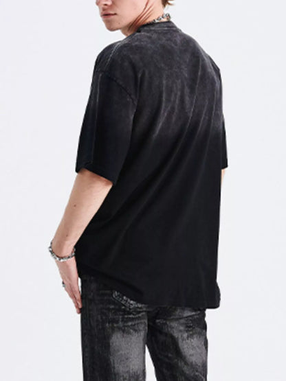 Men's Graphic Round Neck Oversized T-Shirt