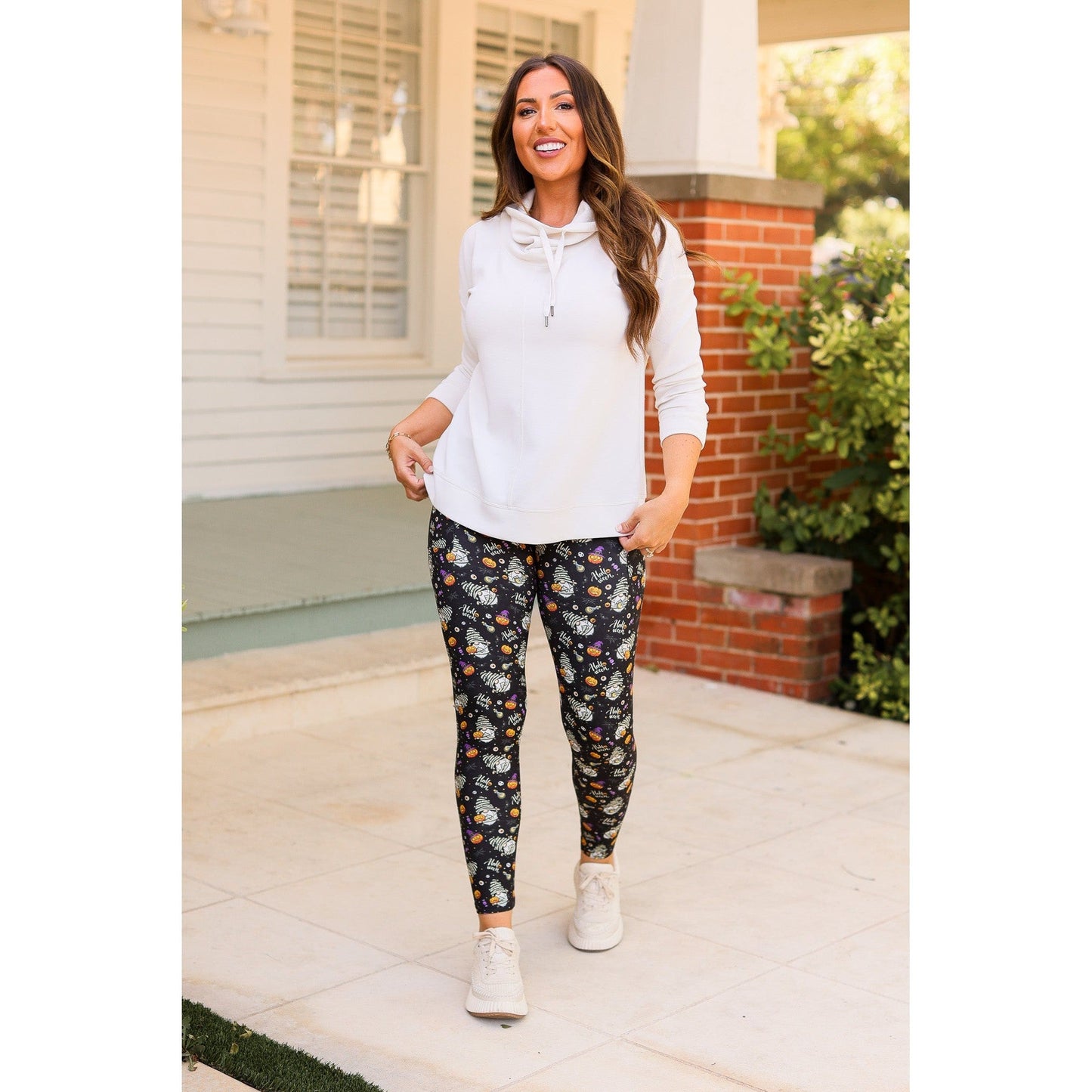 Halloween Gnomes Full Length Leggings *