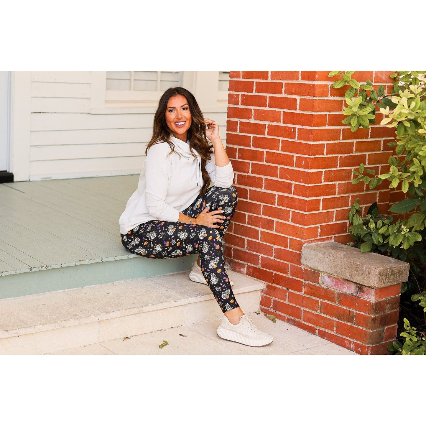 Halloween Gnomes Full Length Leggings *