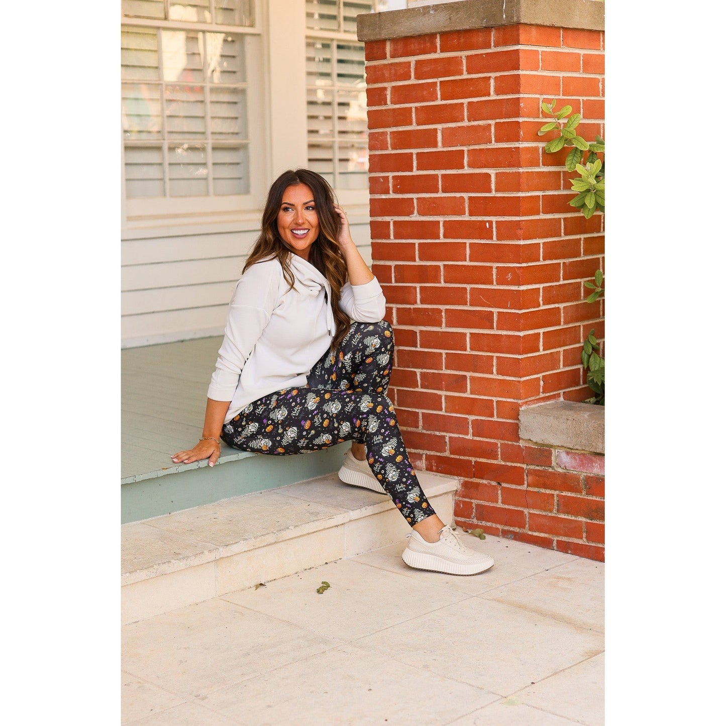 Halloween Gnomes Full Length Leggings *