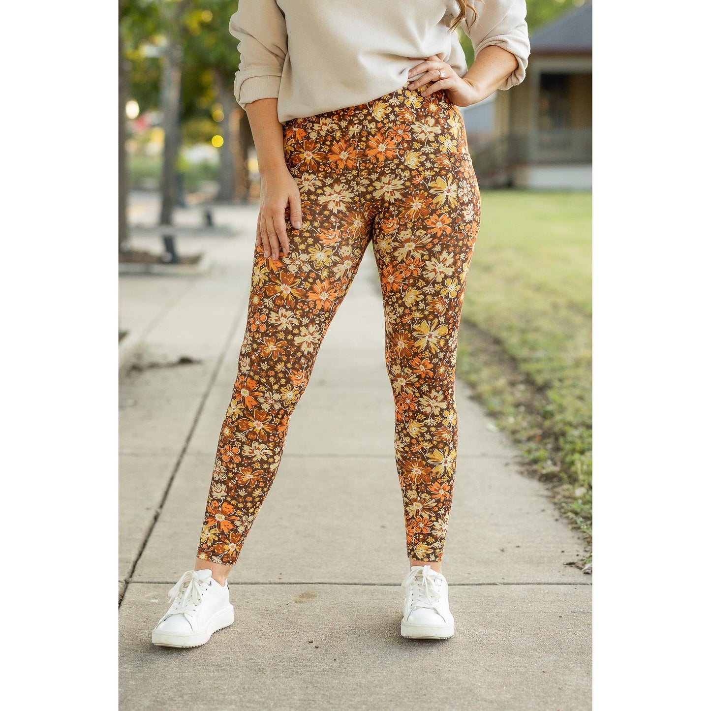 The Autumn - Fall Leaves Leggings*