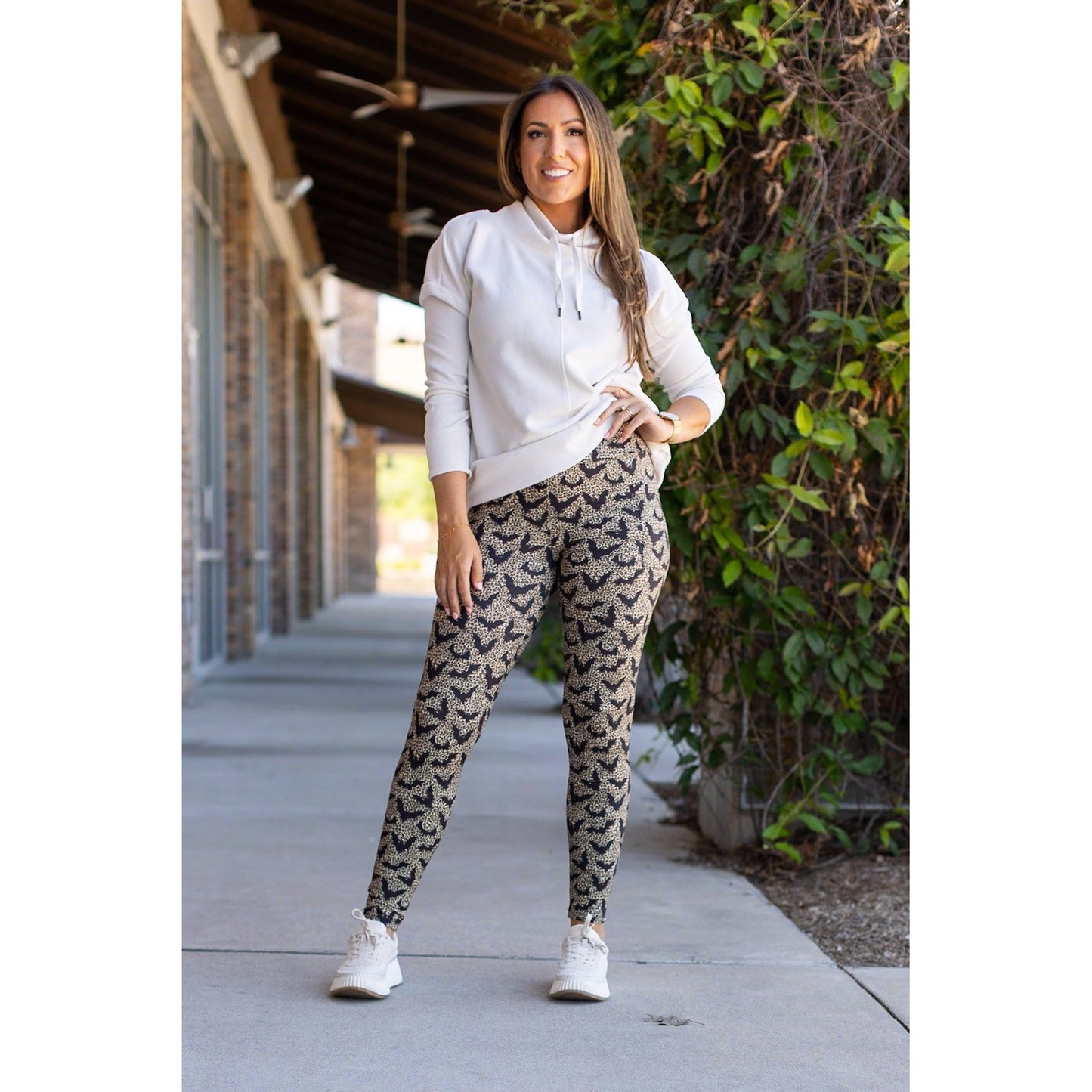The Bianca - Leopard Bats Leggings *