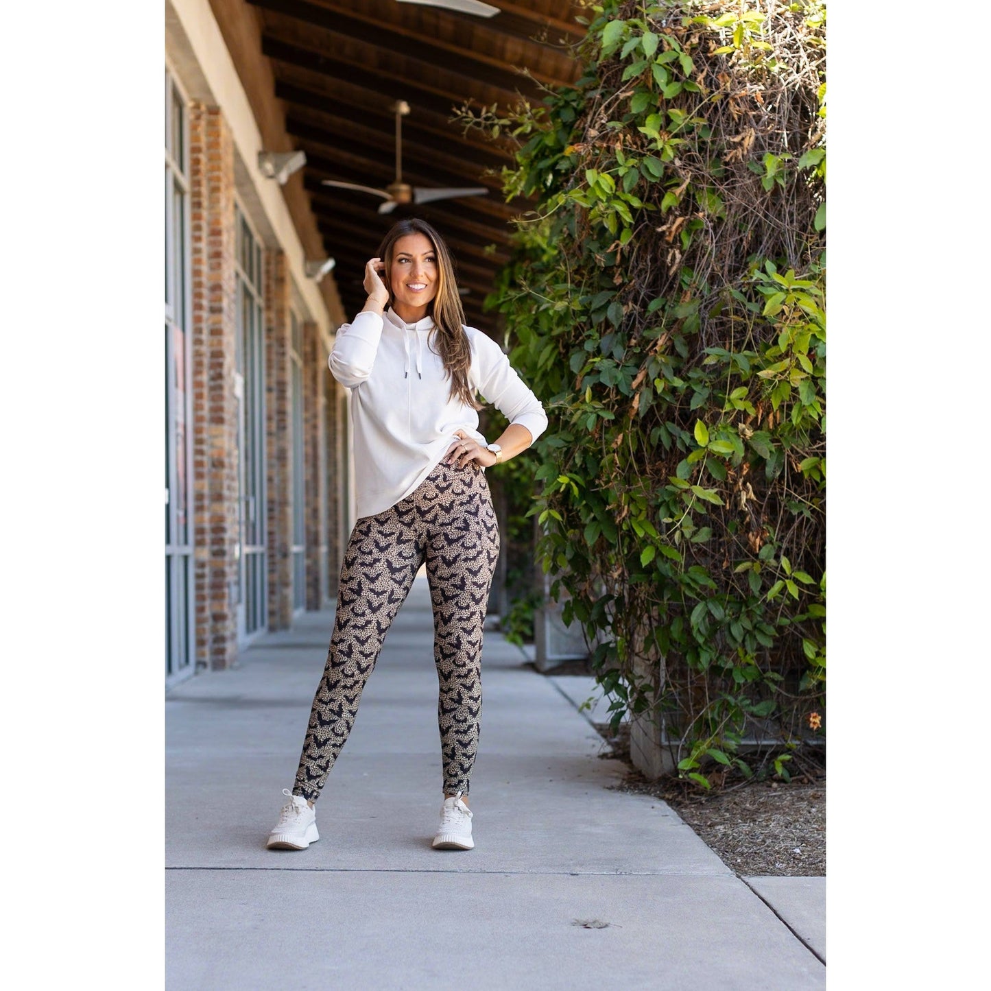 The Bianca - Leopard Bats Leggings *