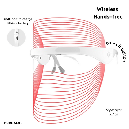 PURE SOL. Beauty  LED Light Therapy Skin Mask