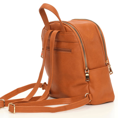 The Sleepy Panda Mini - Vegan Leather Mini Backpack