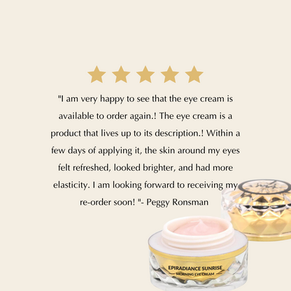 Sunrise Nourishing & Firming Eye Rescue Cream – Radiant Glow (Vegan, Gluten-Free, Sensitive-Skin Safe)