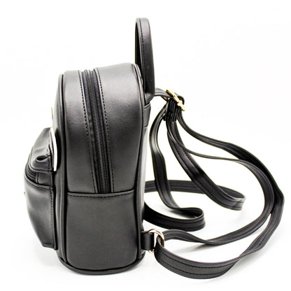 The Sleepy Panda Buddy - Vegan Leather Ultra-Mini Backpack