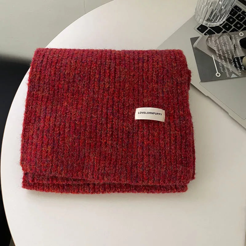 Cozy Knitted Winter Scarf