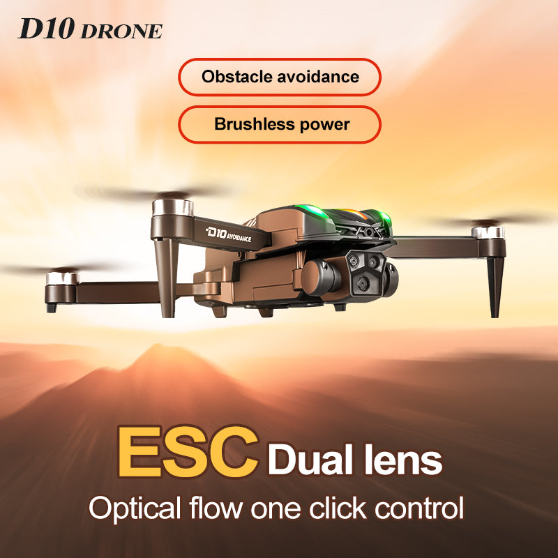 D10 Black Single Electric Drone