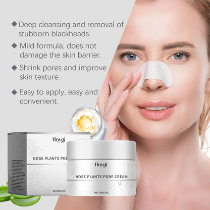 Hoygi Blackhead Nose Mask Facial Cleansing Nose Blackhead Acne With Large Pores Improves Skin Cleansing Nose Mask