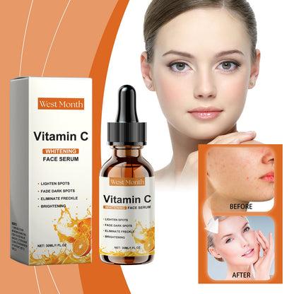 West&Month Vitamin C Face Serum, Moisturizing, Hydrating, Brightening, Tender And Smooth Skin Essence