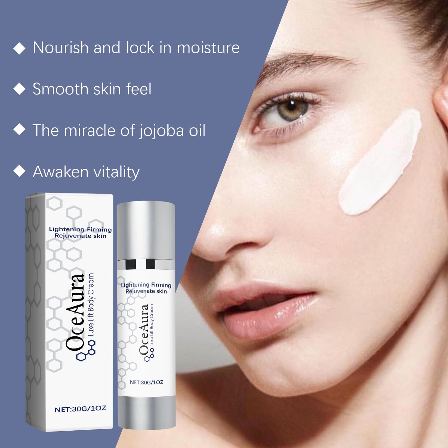 OceAura Body Cream Hydrates And Hydrates Hydrating Firming Repair Face Cream Body Cream
