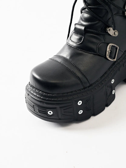 Lace Up Platform Boots