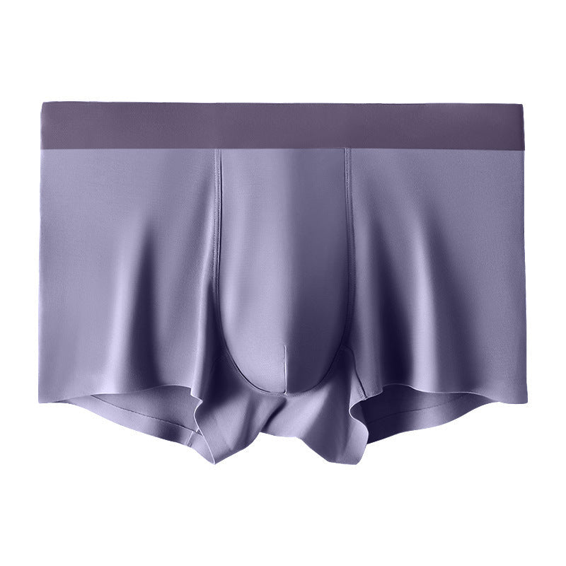 Men's Ice Silk Seamless One Piece Underwear