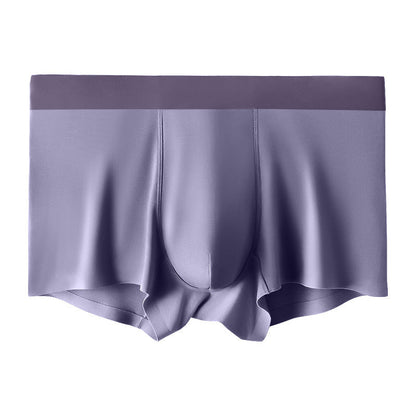 Men's Ice Silk Seamless One Piece Underwear