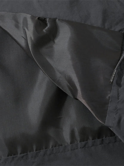 Men's Drawstring Long Sleeve Hooded Jacket