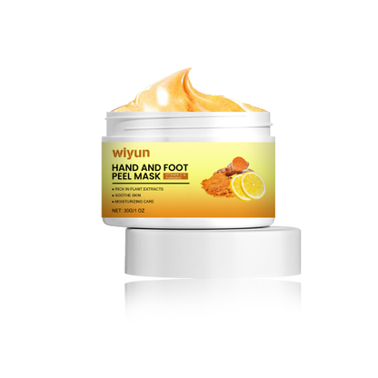 Wiyun Vitamin C Turmeric Pulls Hand And Foot Mask, Gently Cleans Dead Skin, Restores Moisture And Nourishes Delicate Hands And Feet Skin