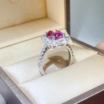 3 Carat Moissanite 925 Sterling Silver Ring