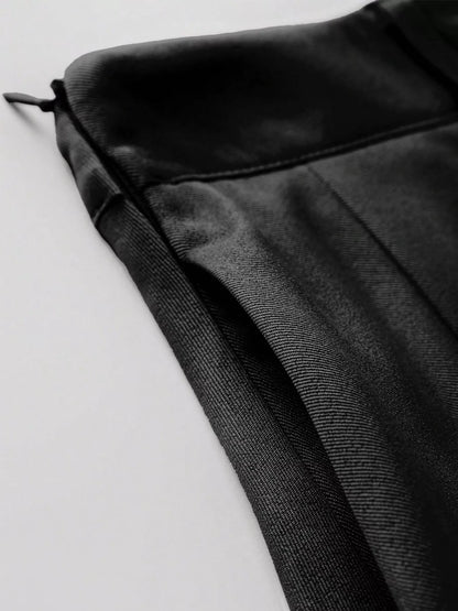 Pleated Mini Skirt