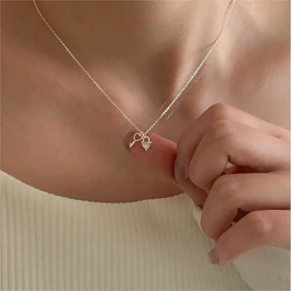 925 Sterling Silver Heart Necklace