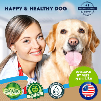 Cats And Dogs Natural Worm Treatment With Probiotic Liquid Herbal Medicine Prevention Medication Supplement Drops For Kitten And Puppies For Daily Use With Pet Food