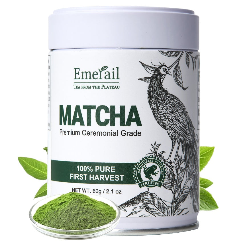 Matcha-Ceremonial Grade Matcha Green Tea Powder,Premium First Harvest Unsweetened,1 0 0 Pure Matcha ForLattes,Smoothies,and Baking 60g 2.1oz-Ships From US-Tea-Coffee Mate