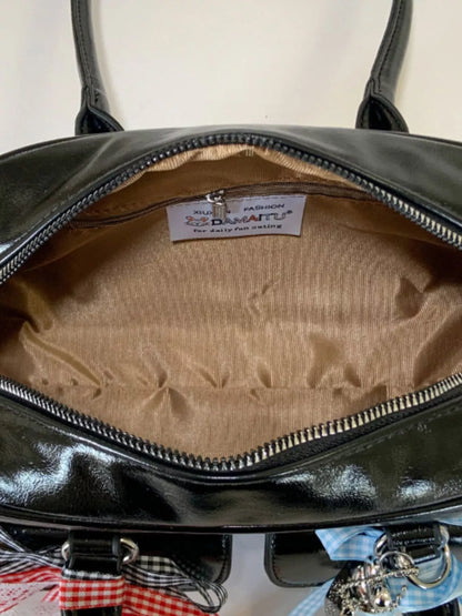 Ribbon Decor Shoulder Bag