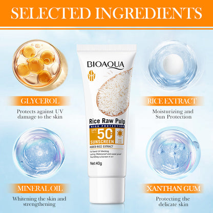BIOAOUA Rice Sunscreen SPF50 PA 40g