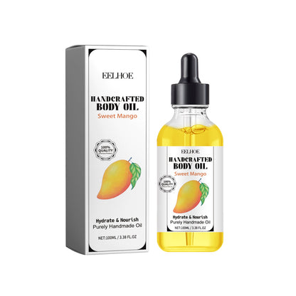 EELHOE Handcrafted Body Oil, Relieve Dry Skin Moisturizing Smooth Skin Carry Bright Color Of Skin Body Massage Oil