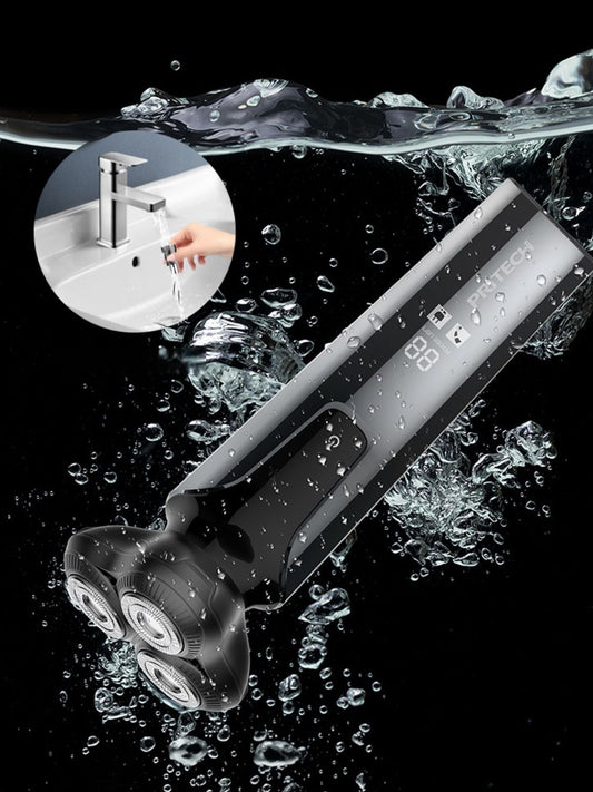 Rotary Rechargeable Electric Shaver and  Nose Hair Trimmer