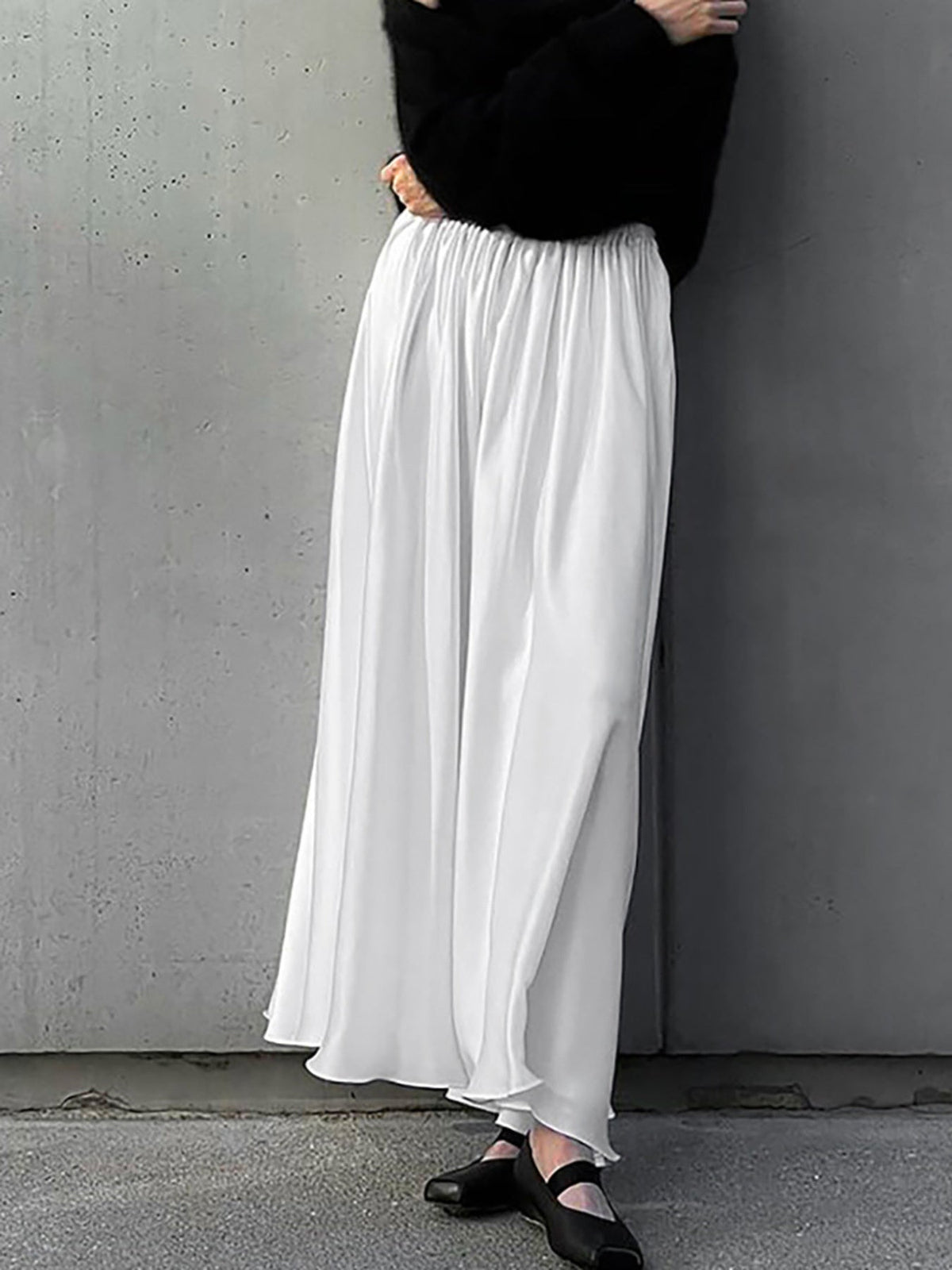 Elastic Waist Skirt