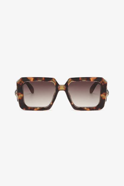 Polycarbonate Frame Square Sunglasses