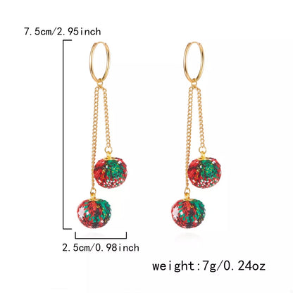 18K Gold-Plated Ball Drop Earrings