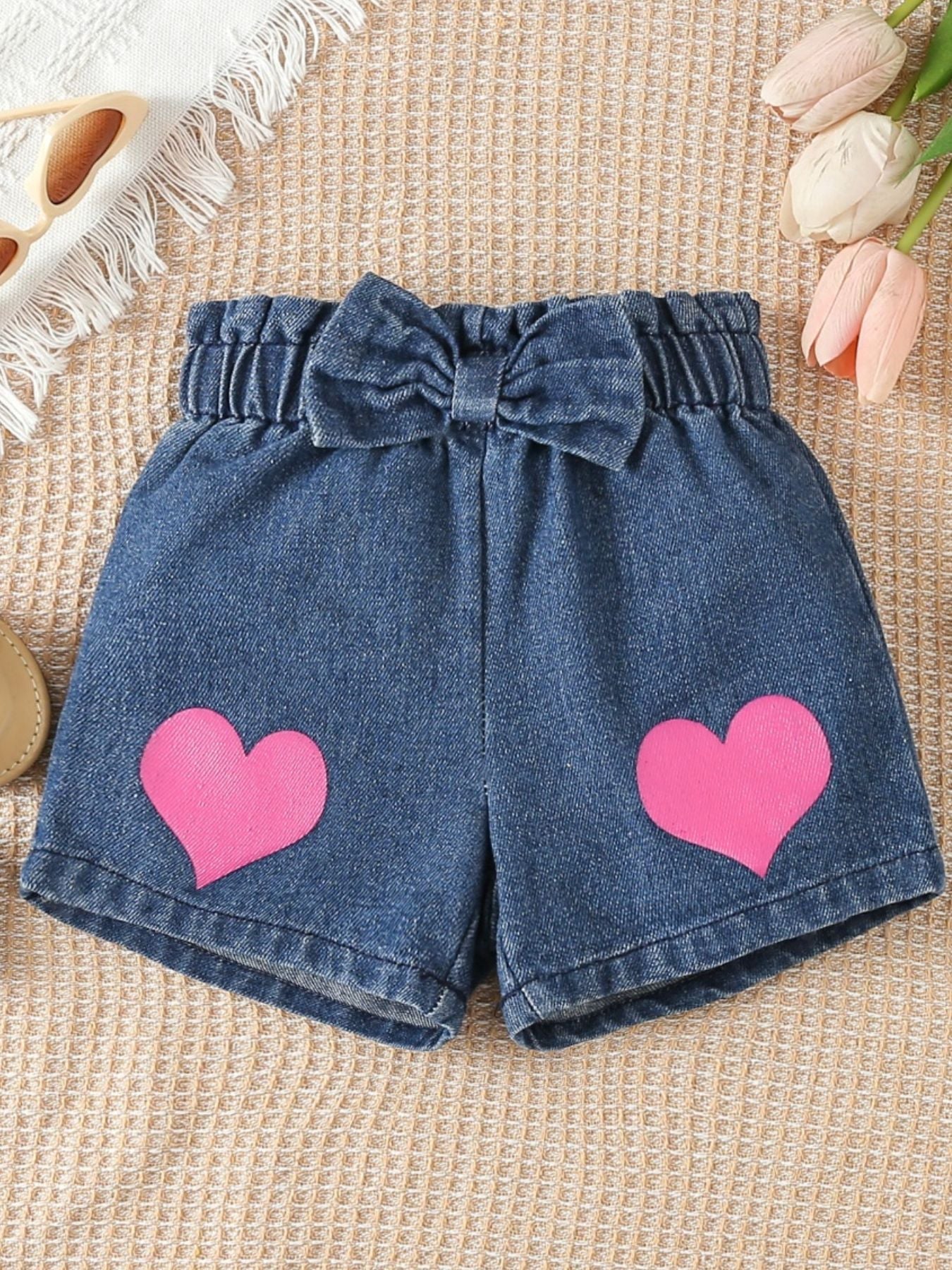Children's Hey Girl Cami & Denim Shorts Set