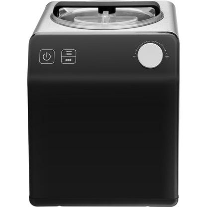 Upright Automatic Ice Cream Maker With Built-in Compressor, 2 Quart No Pre-freezing Fruit Yogurt Machine, Stainless Steel Electric Sorbet Maker, 4 Modes Gelato Maker With Digital Display  Timer
