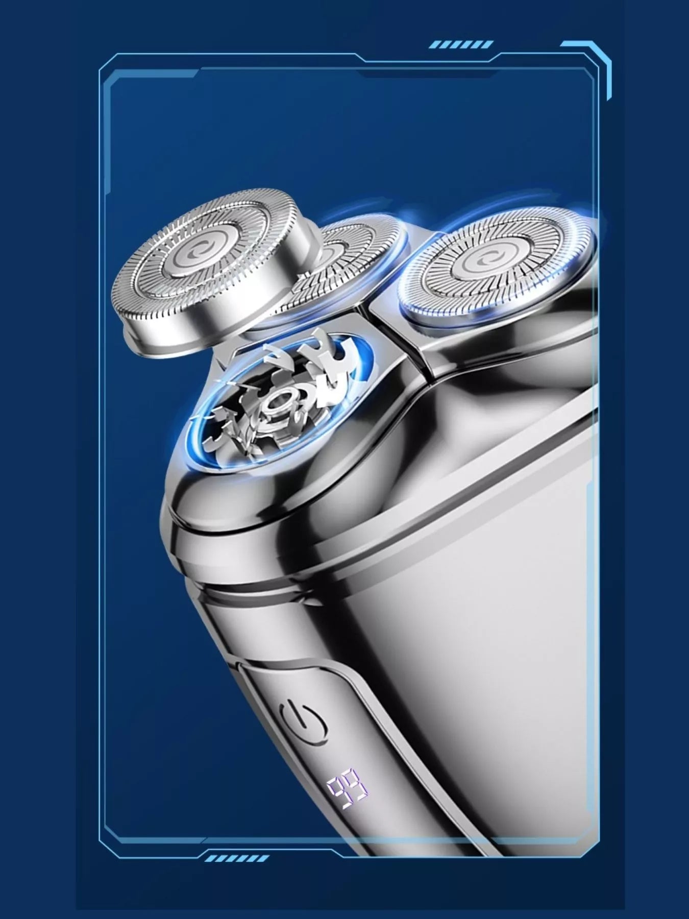 3-Head Rotary Shaver