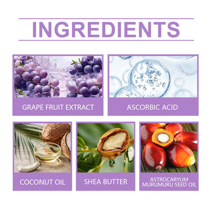 Jaysuing Grape Sleep Lip Mask, Gentle Nourishing Lip Color Bright Moisturizing Lip Skin Moisturizing Lip Mask