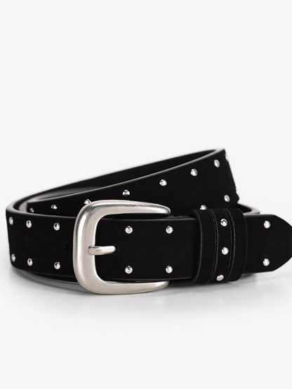 Studded Classic Buckle Belt