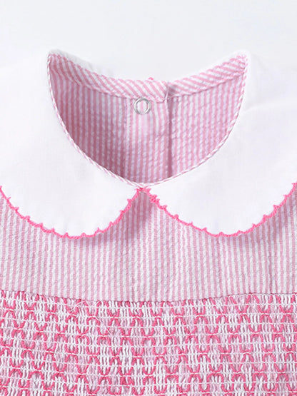 Children's Smocked Short Sleeve Dress