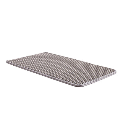 Cat Litter Mat, 24 X 15 In, Double-Layer Litter Box Mat, Non-Slip & Urine-Proof Litter-Trapping Mats For Indoor Cats, Honeycomb Design, Soft On Paws, Washable Large Kitty Mats For Floor