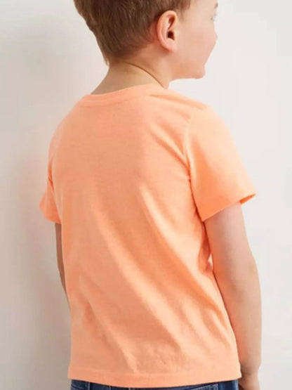 Children's Crocodile Graphic Short Sleeve T-Shirt