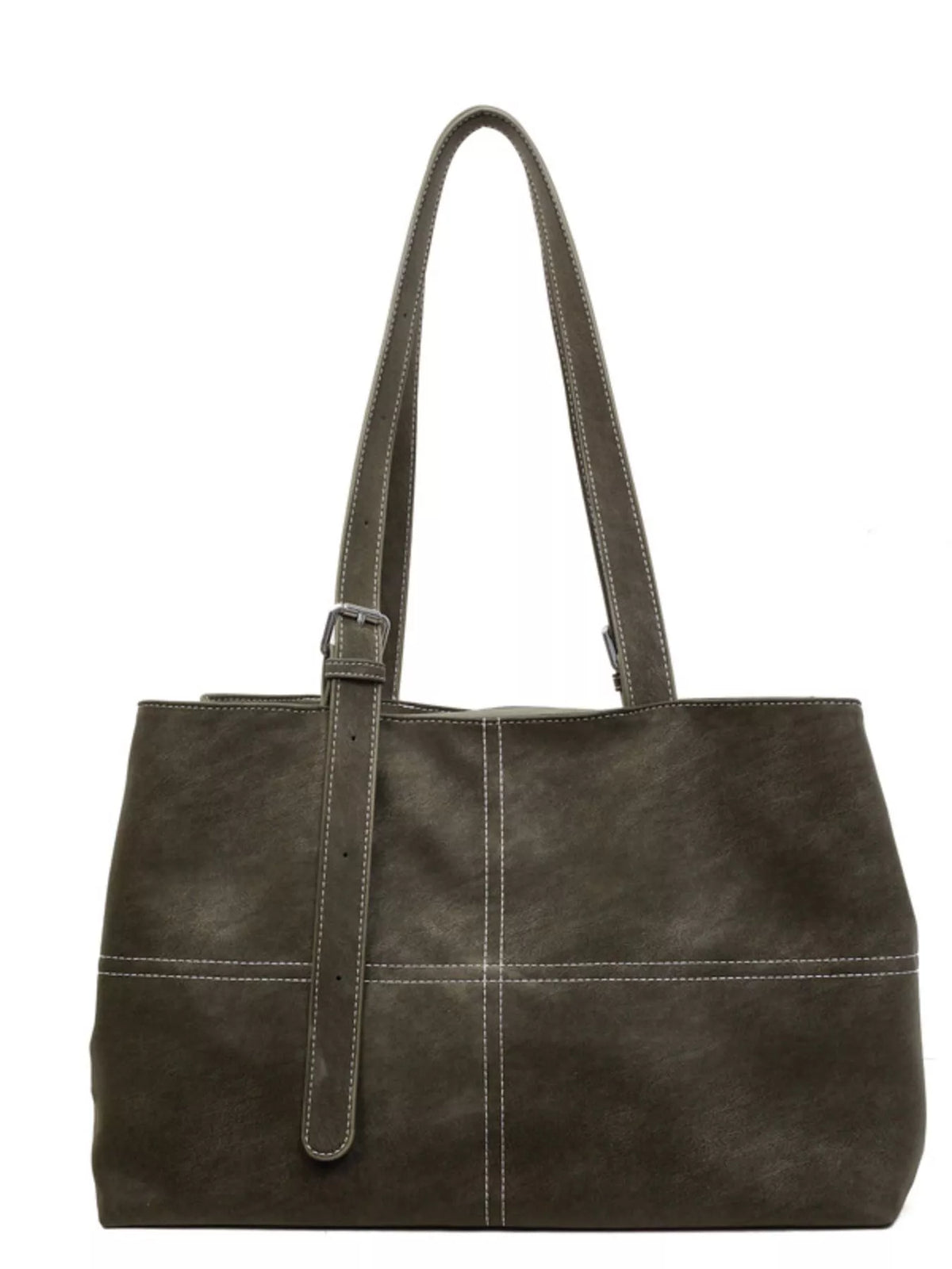 Large PU Leather Tote Bag