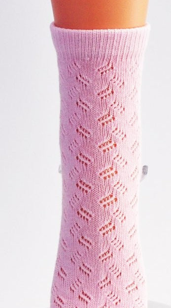 Conte-Kids Miss #7С-76СП(113) - Lot of 2 pairs Cotton Openwork Ajour Socks For Girls