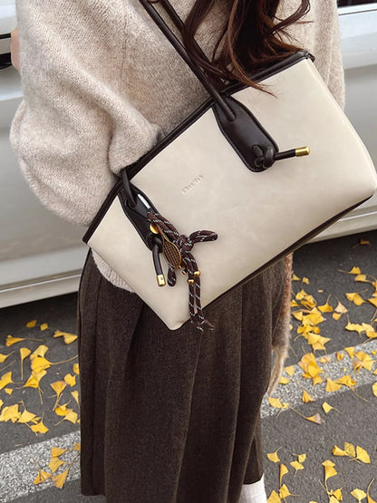 Vintage Style Leather Shoulder Bag