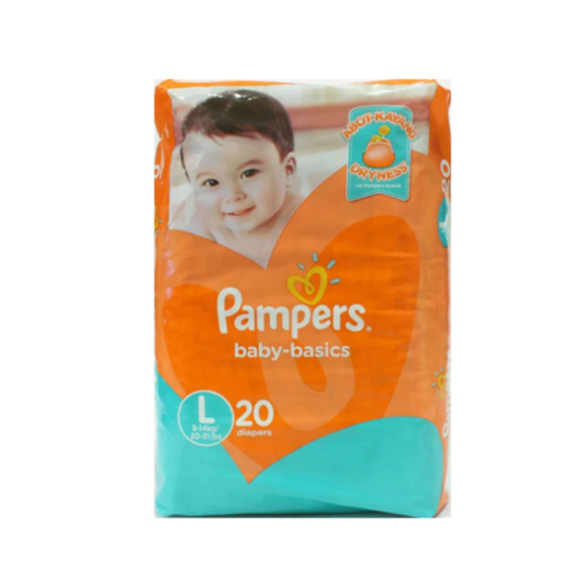 Pampers Large Baby Basics Diaper (20ct)