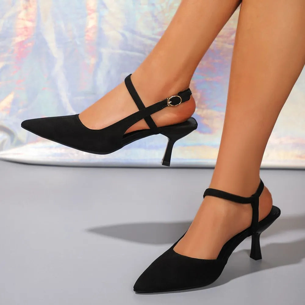 Point Toe Slingback Pumps